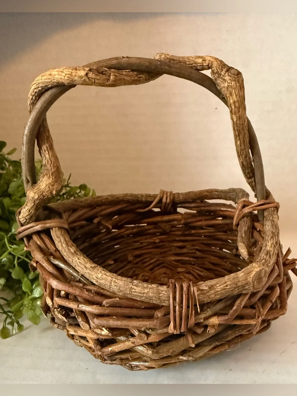Twig Basket Small Size primitive style